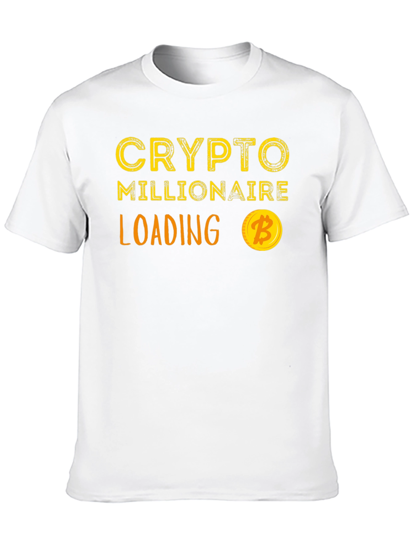 Crypto Millionaire Loading Black T-Shirt