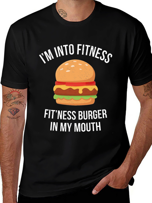 Fitness Burger Graphic T-Shirt