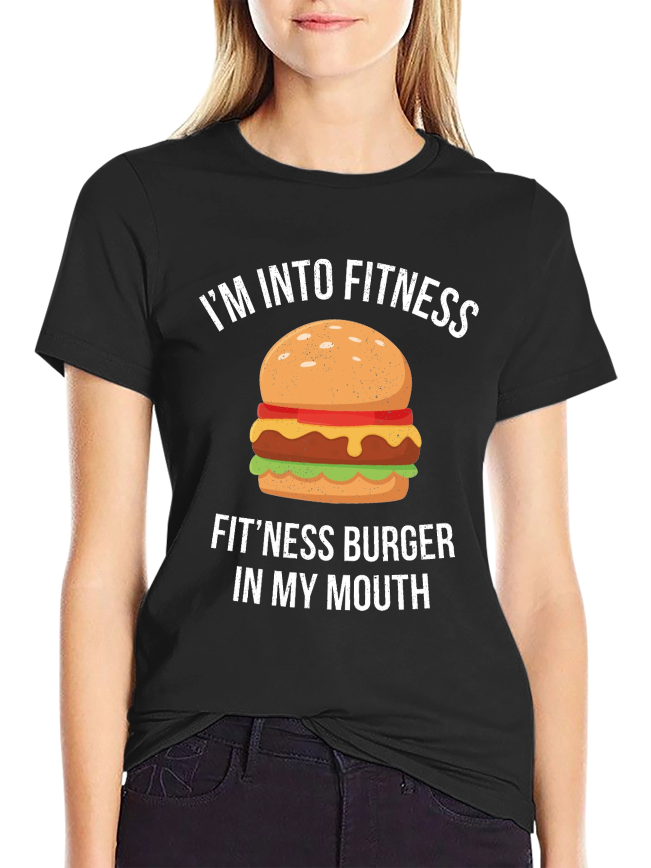 Fitness Burger Graphic T-Shirt