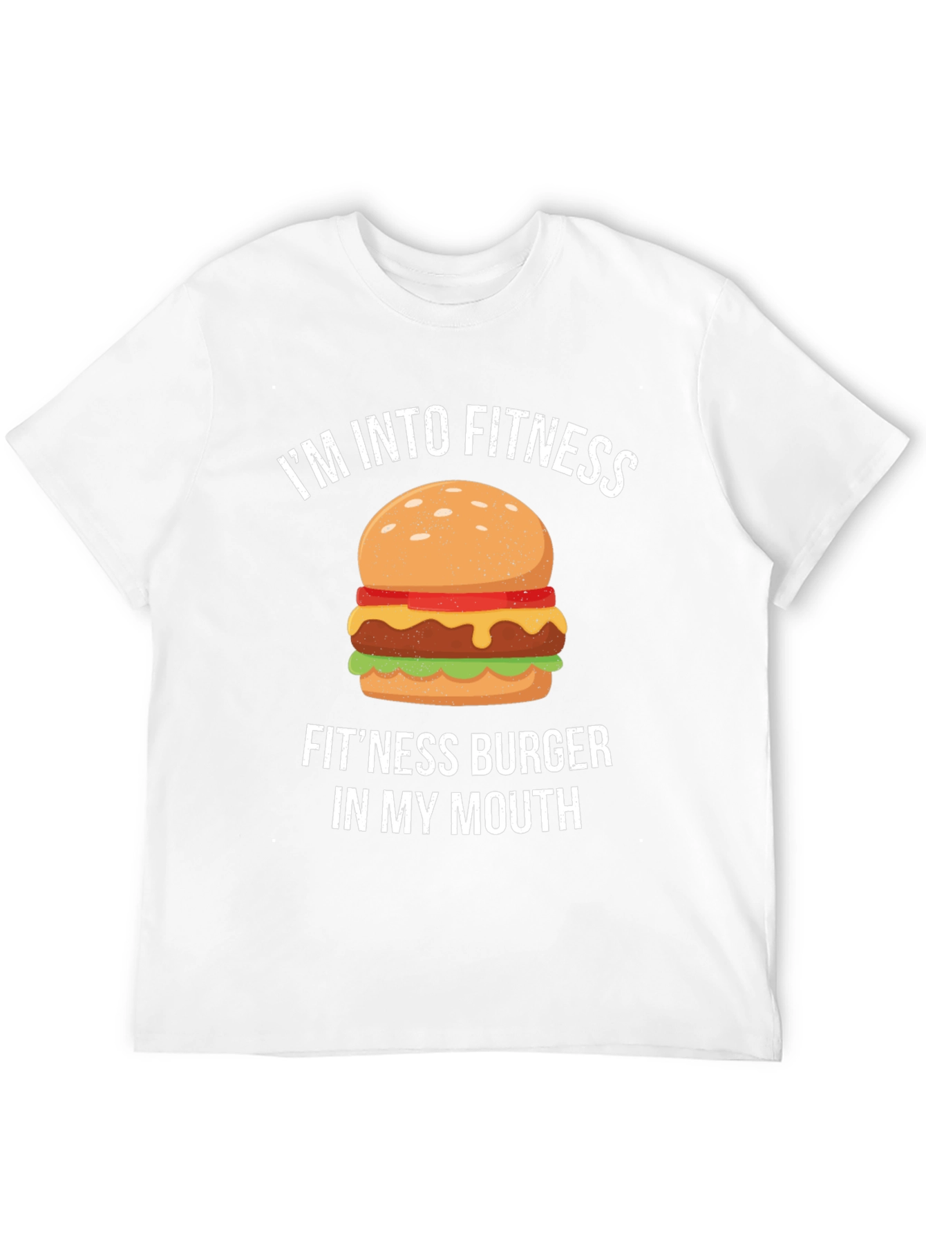 Fitness Burger Graphic T-Shirt