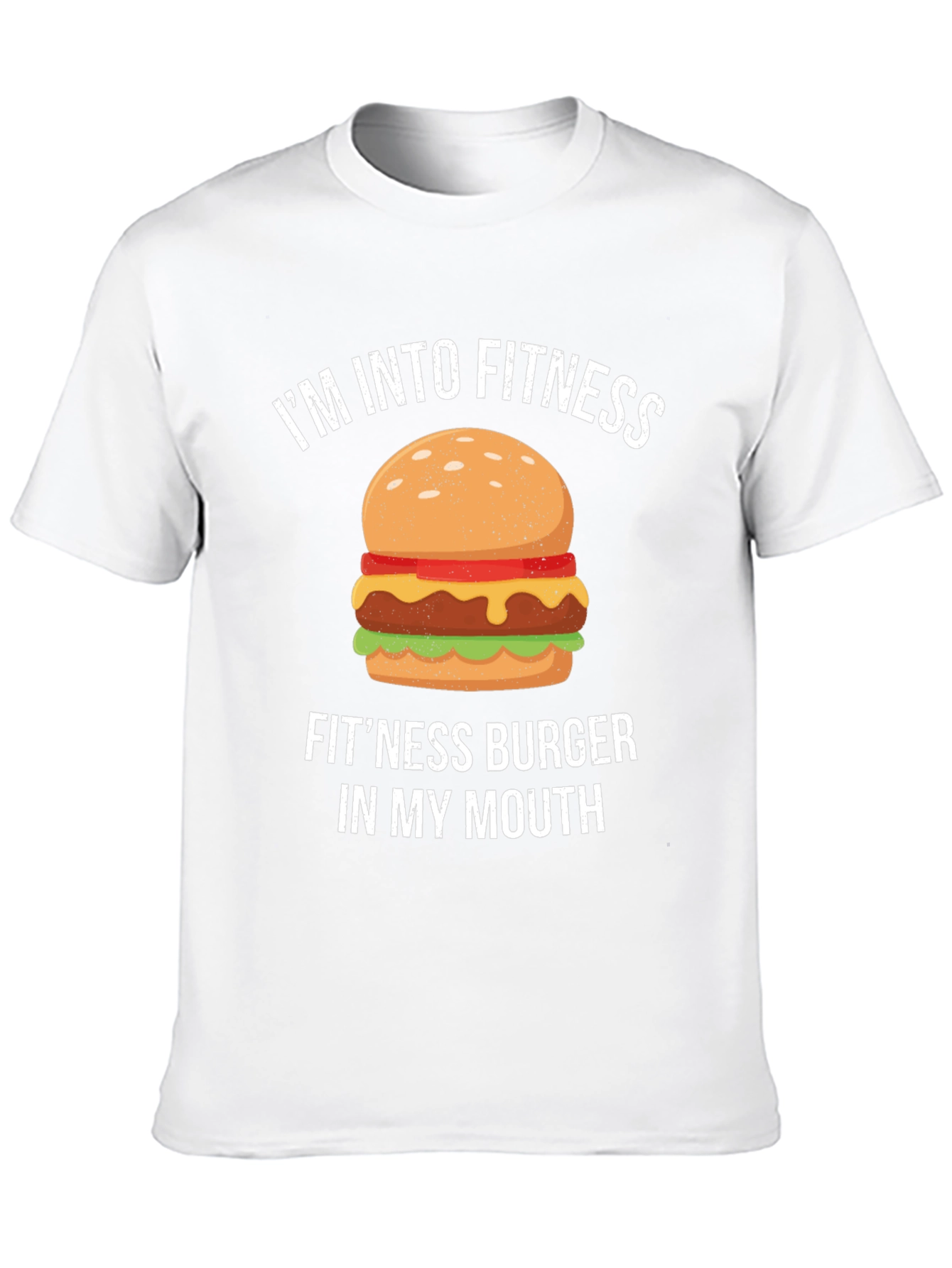 Fitness Burger Graphic T-Shirt