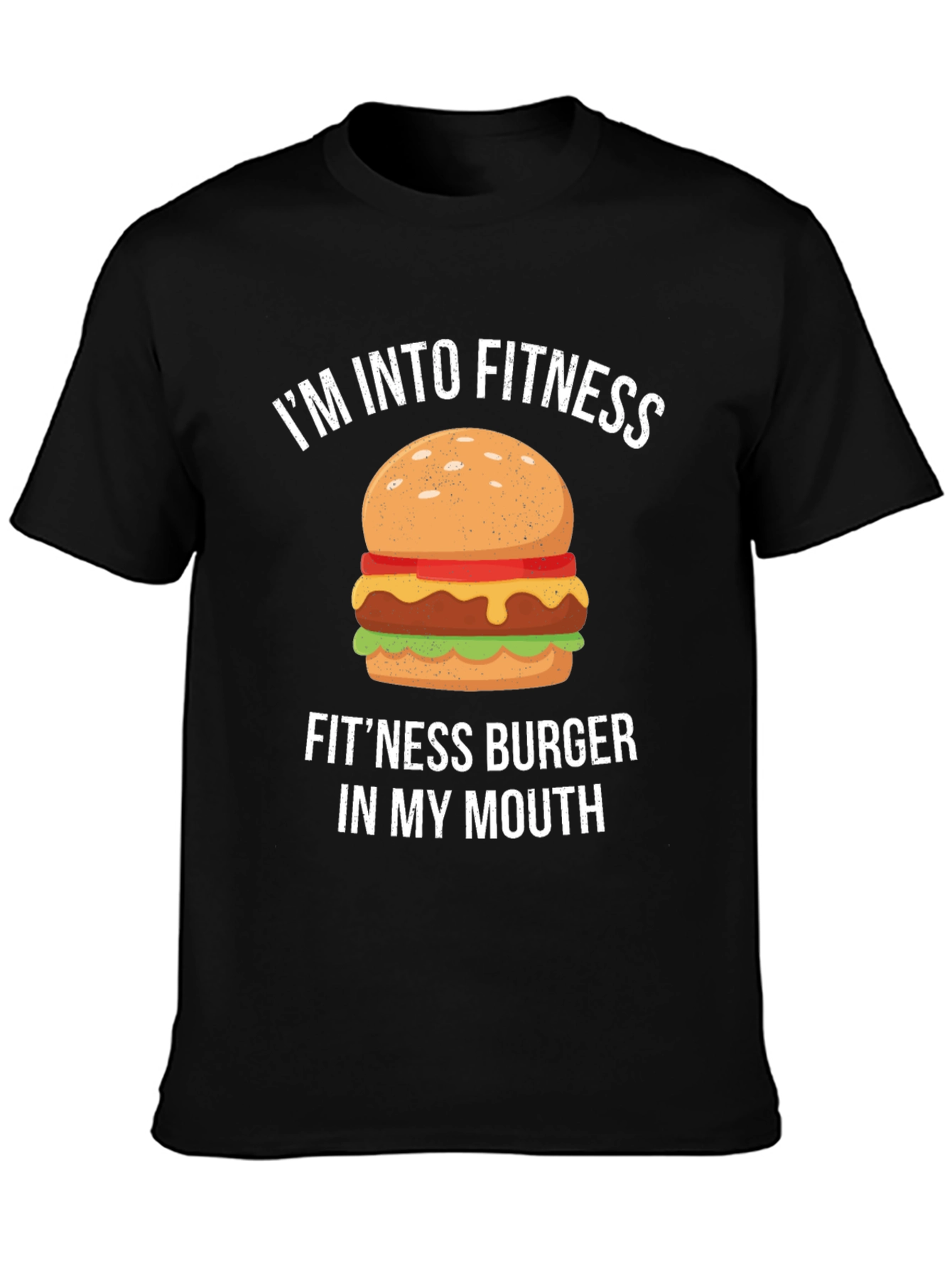 Fitness Burger Graphic T-Shirt