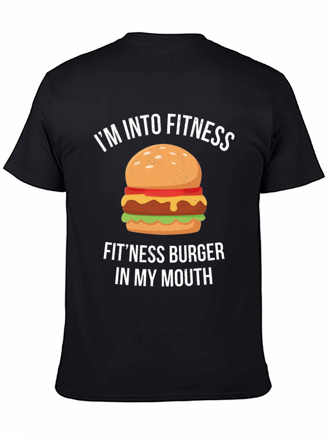 Fitness Burger Graphic T-Shirt