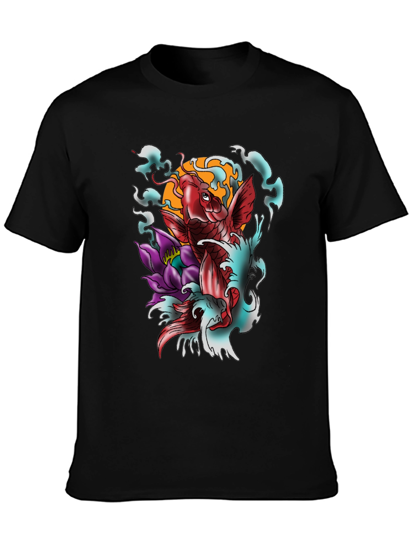 Koi Fish Tattoo Graphic T-Shirt