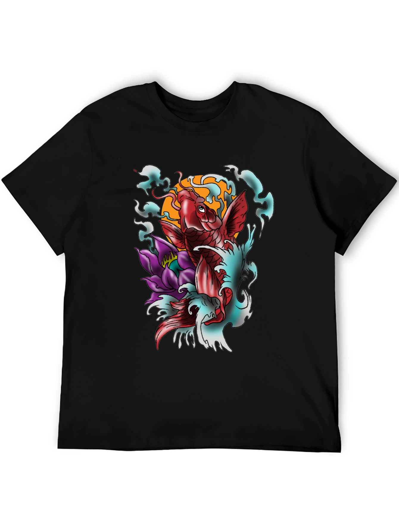 Koi Fish Tattoo Graphic T-Shirt