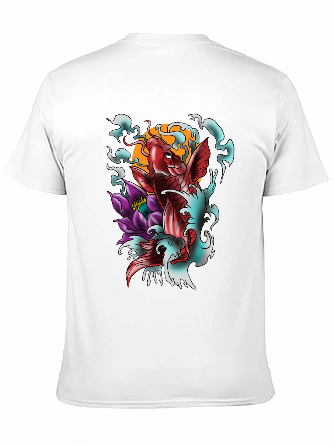 Koi Fish Tattoo Graphic T-Shirt