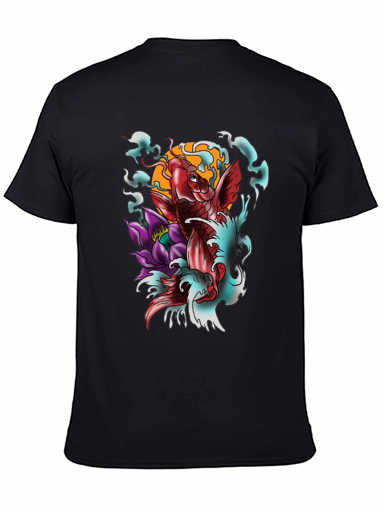 Koi Fish Tattoo Graphic T-Shirt