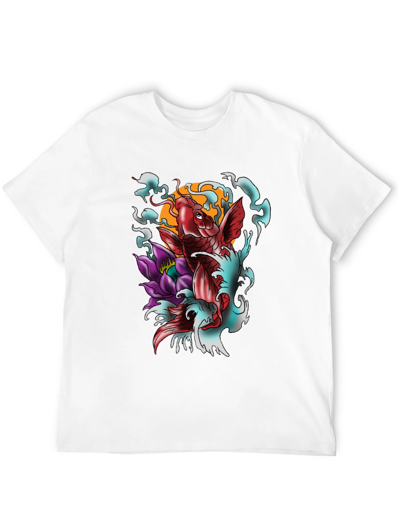 Koi Fish Tattoo Graphic T-Shirt