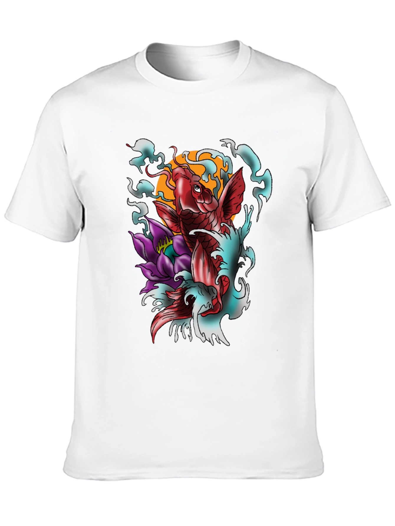 Koi Fish Tattoo Graphic T-Shirt