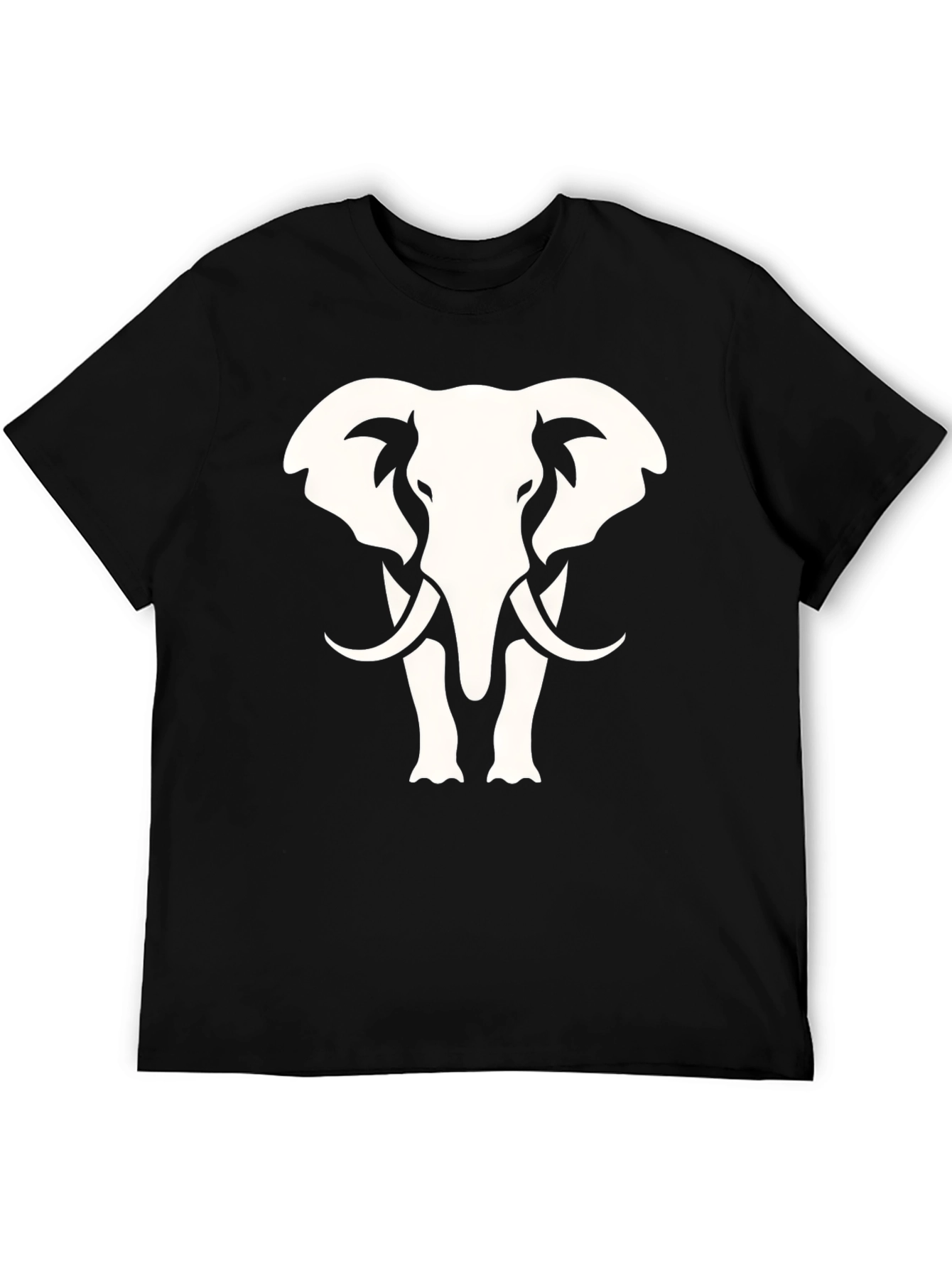 Elephant Graphic Print Tee - Stylish Unisex T-Shirt