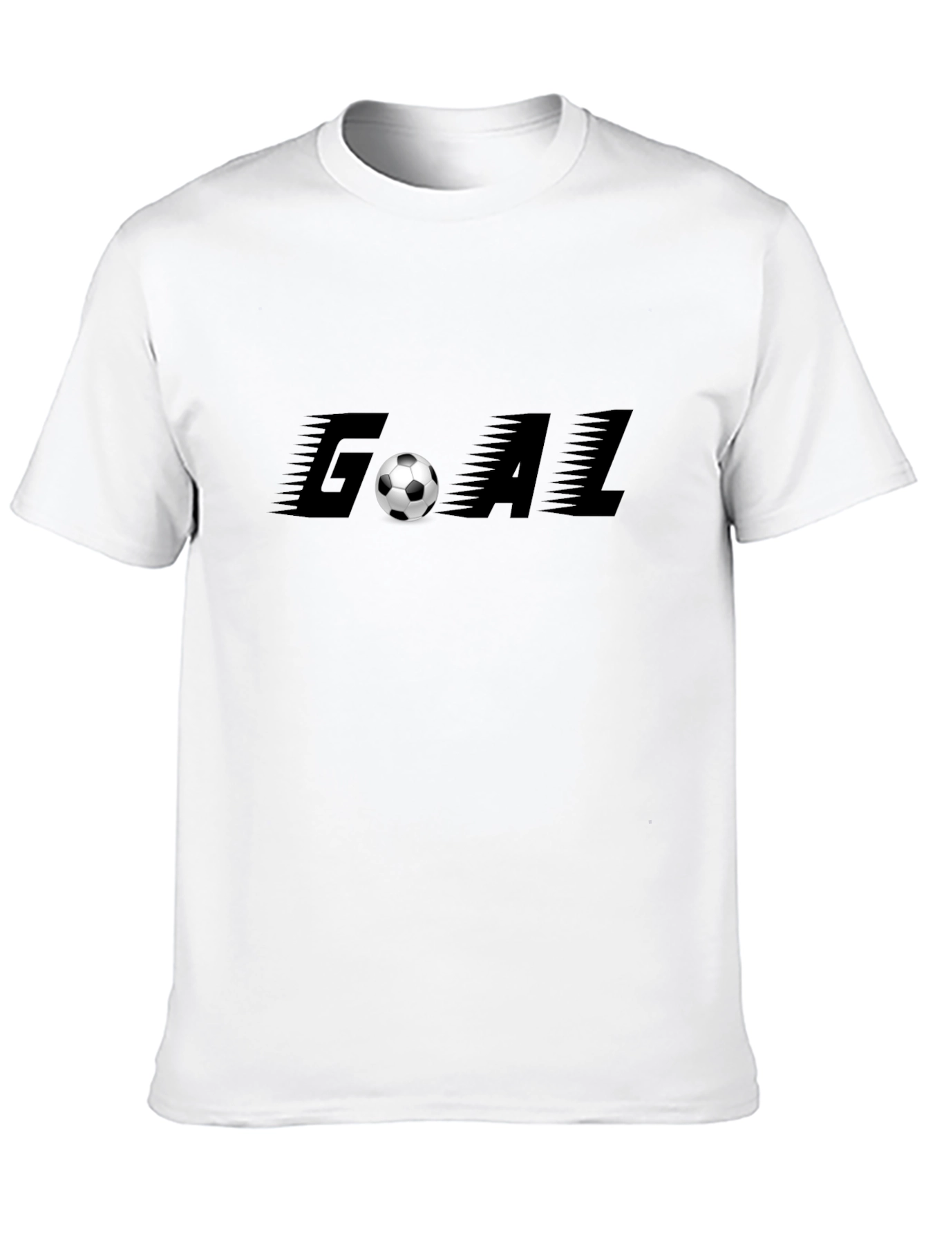 Goal Soccer Black T-Shirt