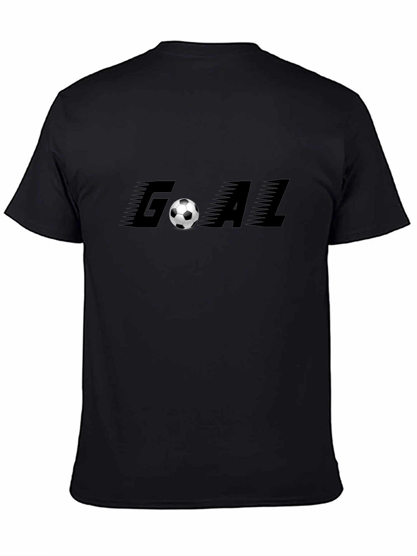Goal Soccer Black T-Shirt