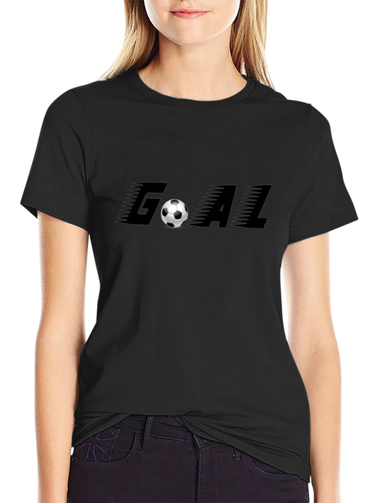 Goal Soccer Black T-Shirt