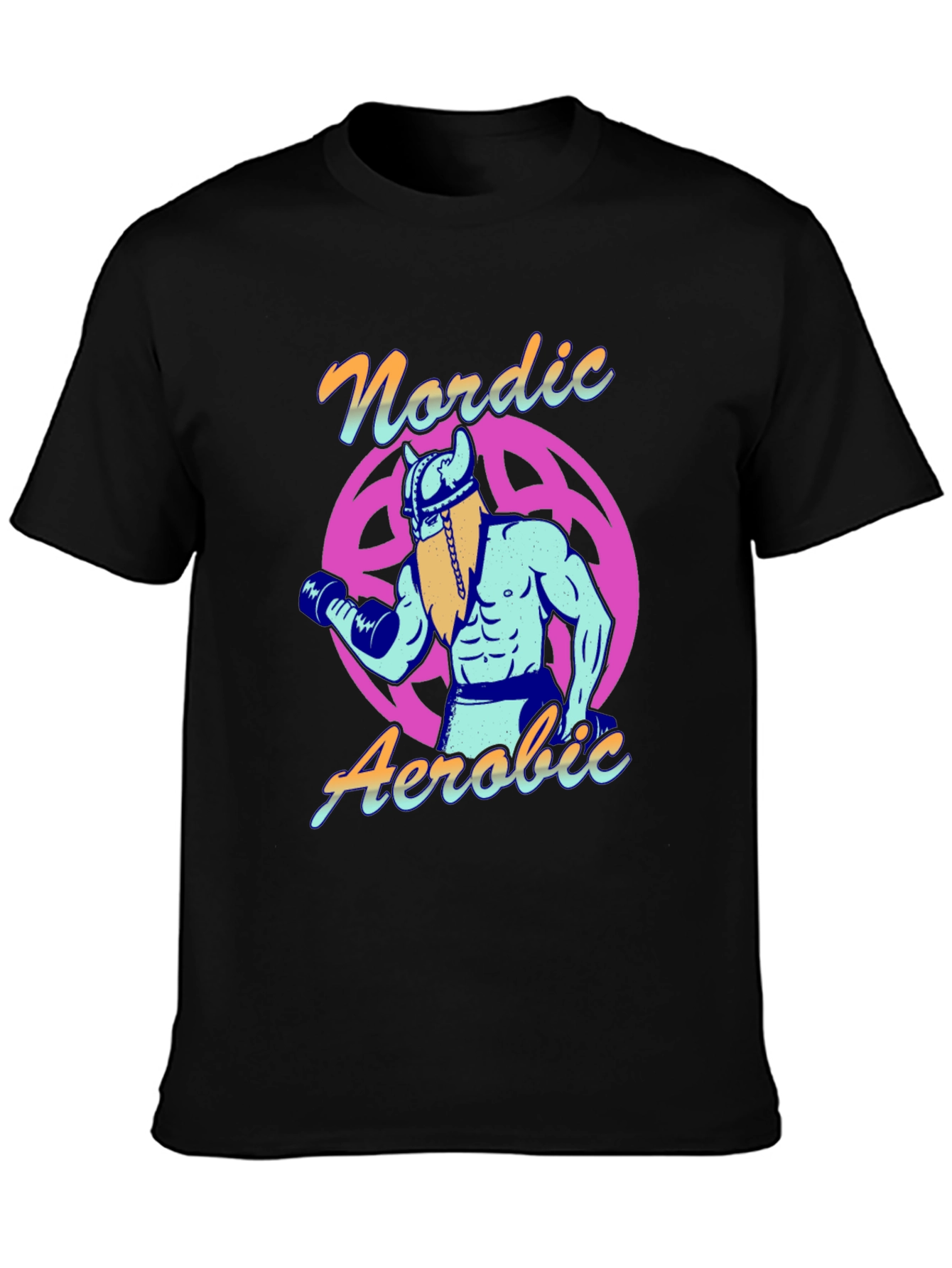 Nordic Aerobic Viking Gym Workout T-Shirt