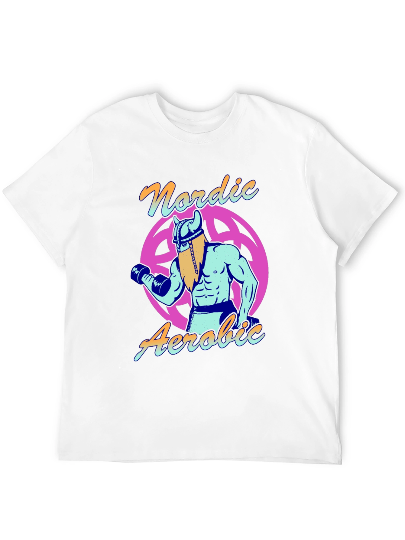 Nordic Aerobic Viking Gym Workout T-Shirt