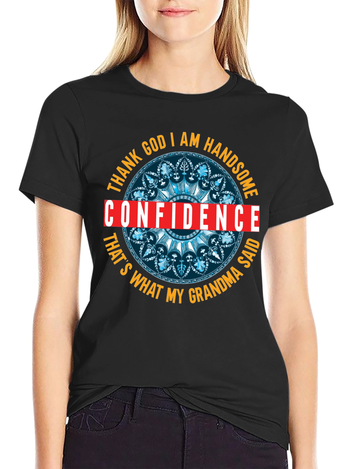 Confidence is Handsome Graphic T-Shirt