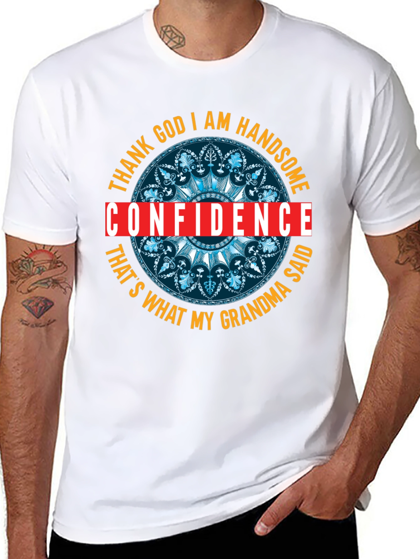 Confidence is Handsome Graphic T-Shirt