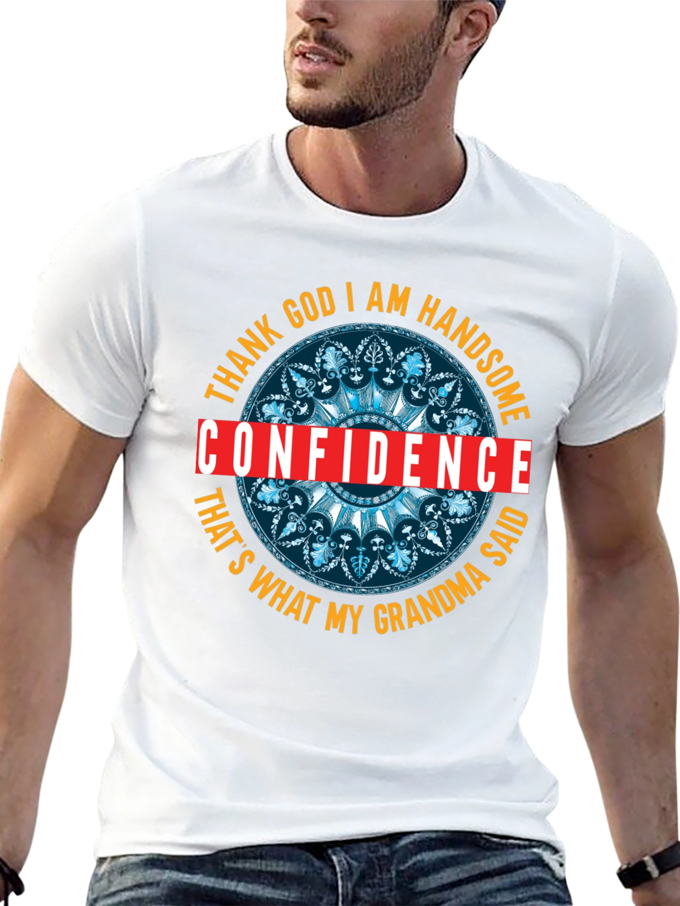 Confidence is Handsome Graphic T-Shirt