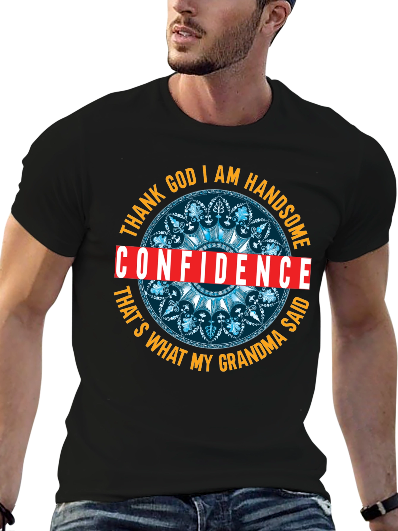 Confidence is Handsome Graphic T-Shirt