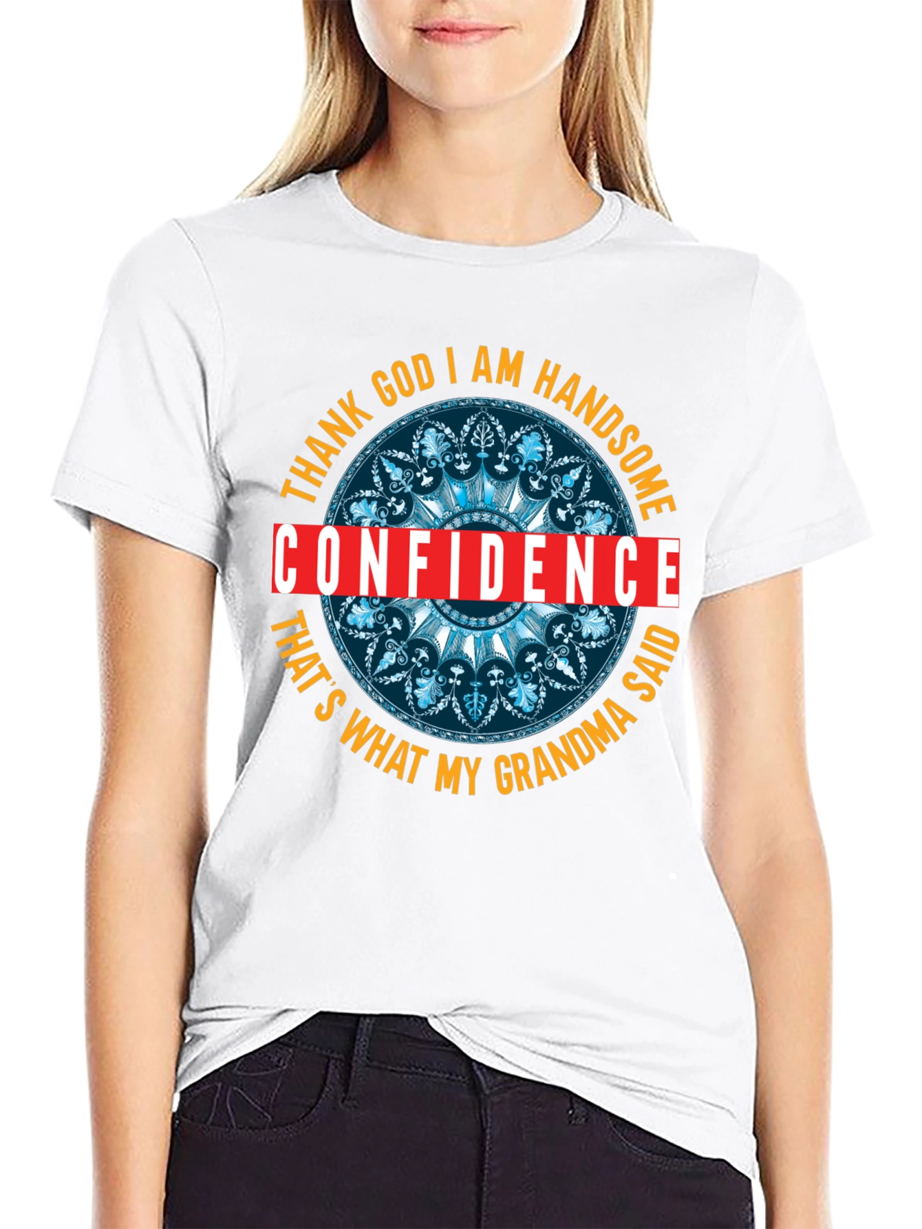 Confidence is Handsome Graphic T-Shirt