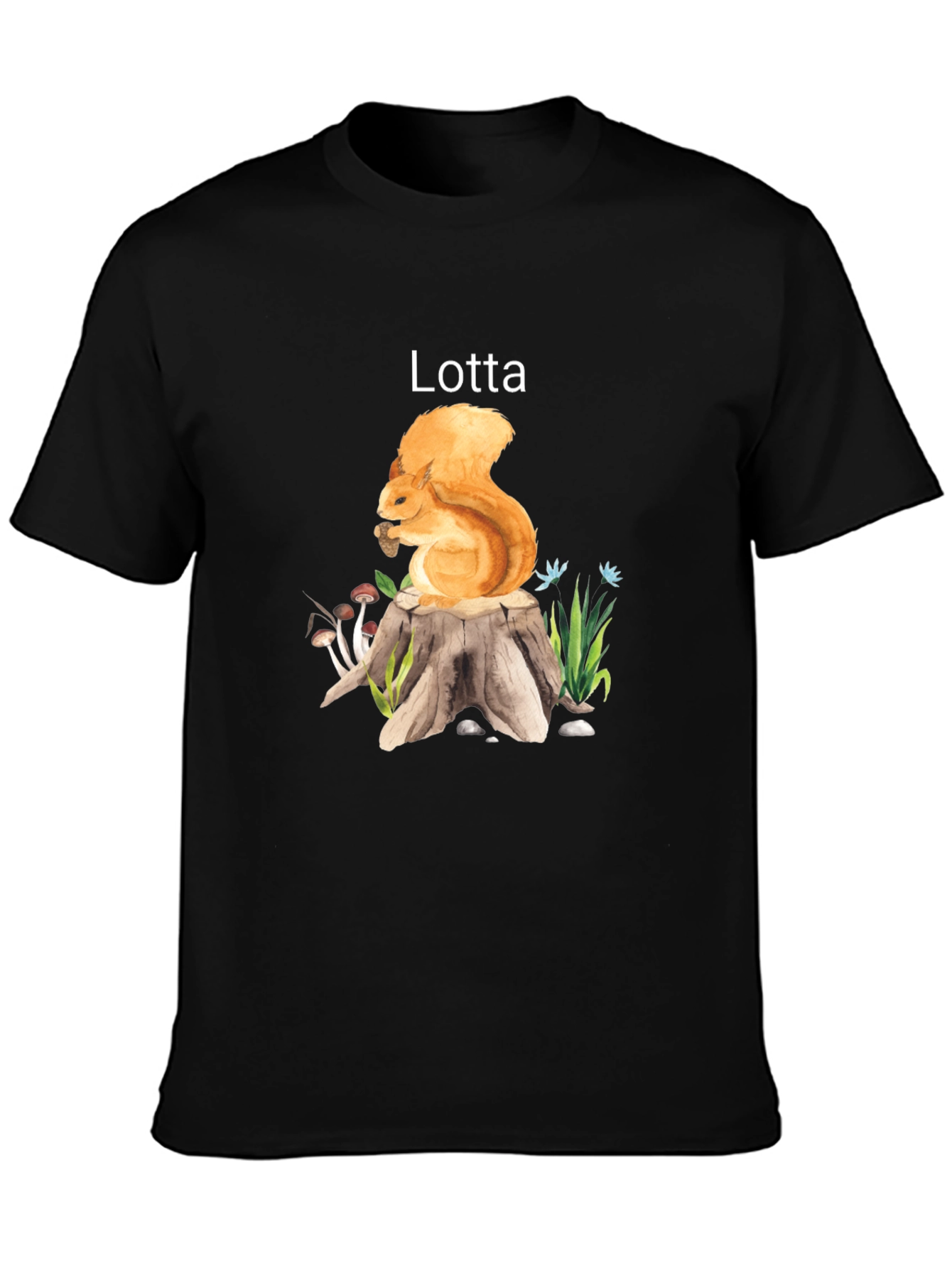 Squirrel Lotta T-Shirt - Unique Graphic Tee