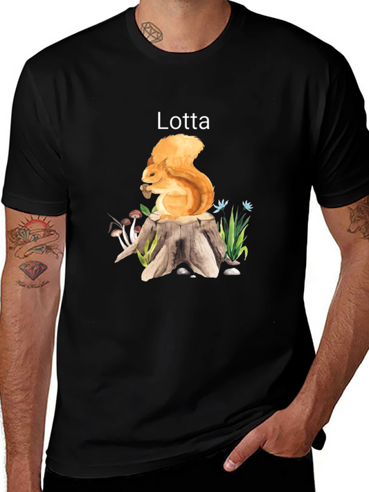 Squirrel Lotta T-Shirt - Unique Graphic Tee