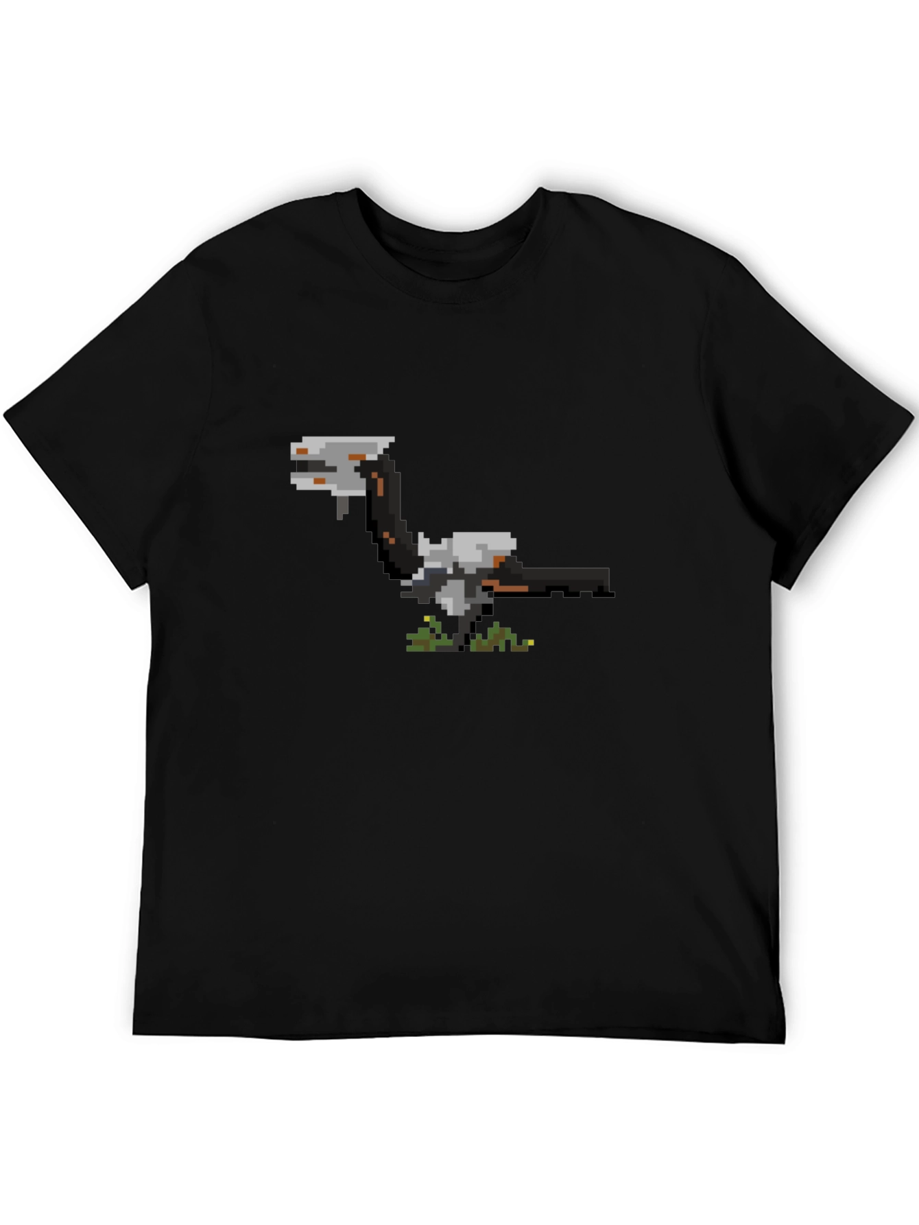 Pixelated Mechanical Bird T-Shirt - Unique Graphic Tee