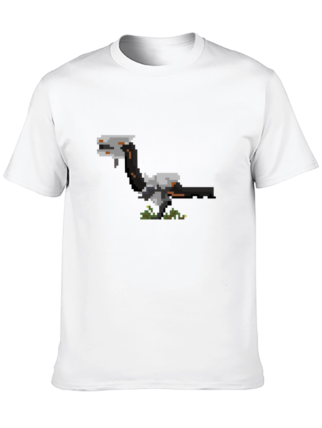 Pixelated Mechanical Bird T-Shirt - Unique Graphic Tee