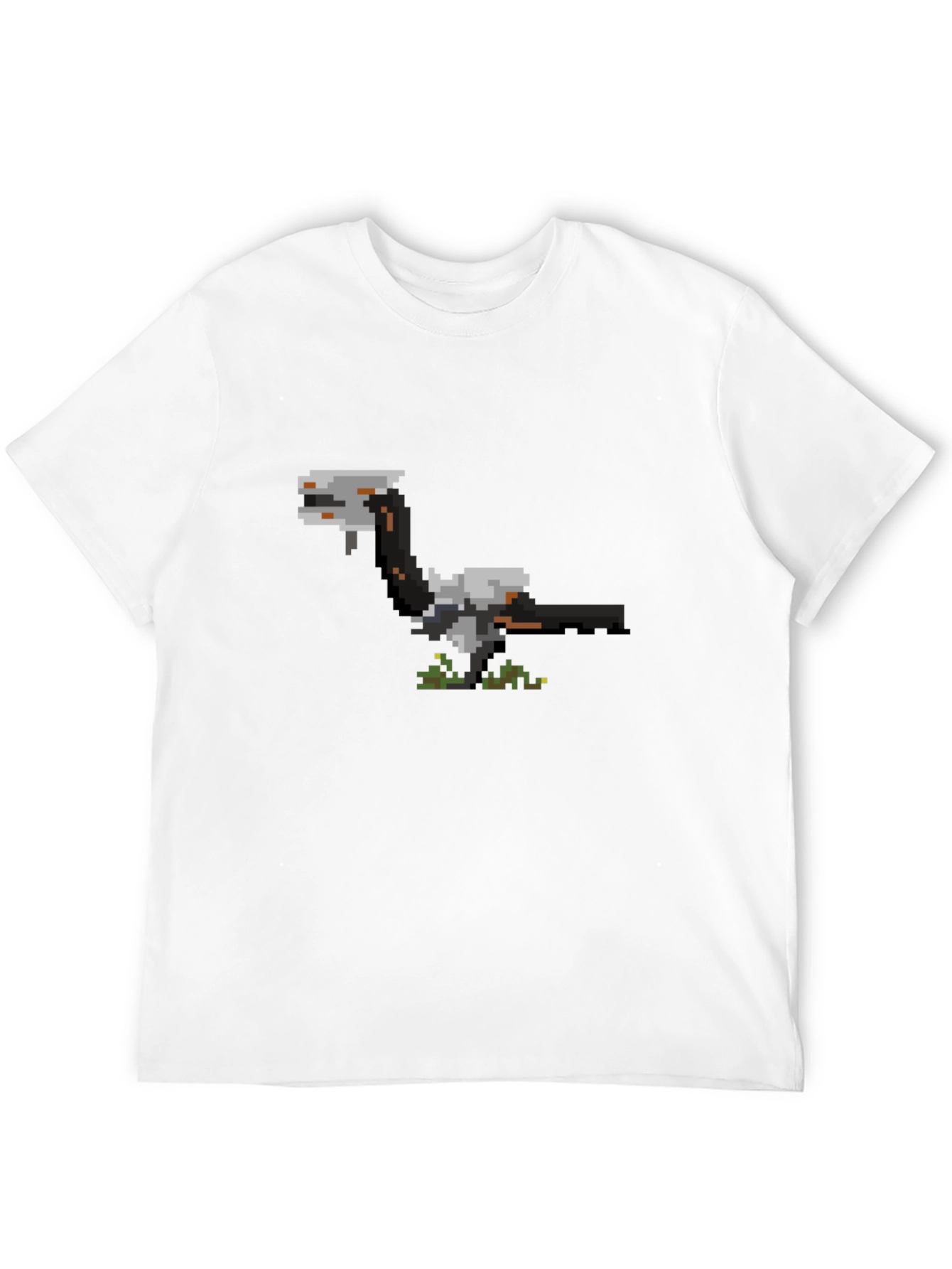 Pixelated Mechanical Bird T-Shirt - Unique Graphic Tee