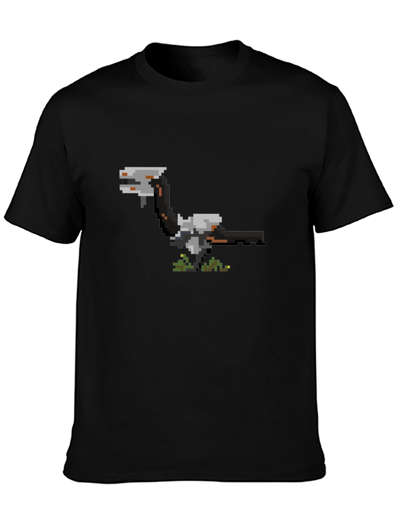 Pixelated Mechanical Bird T-Shirt - Unique Graphic Tee