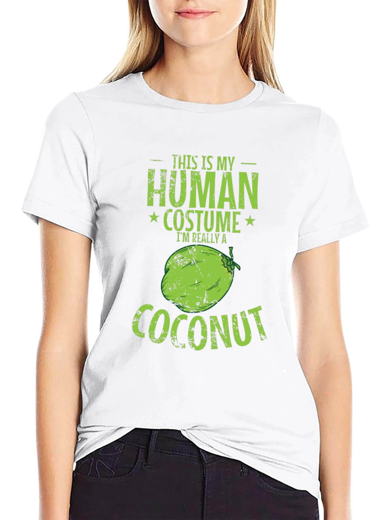 Human Costume Coconut Graphic Tee