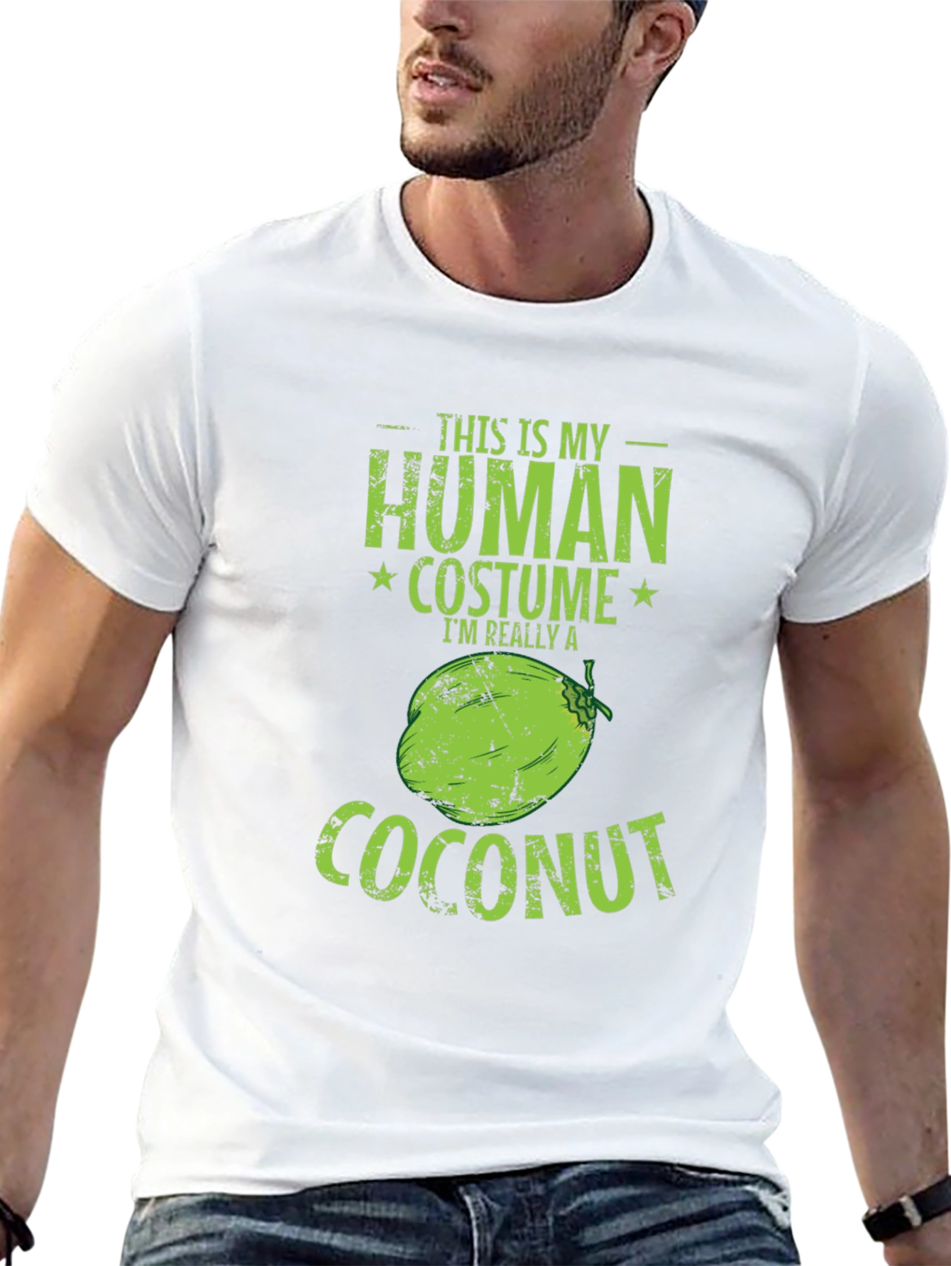 Human Costume Coconut Graphic Tee