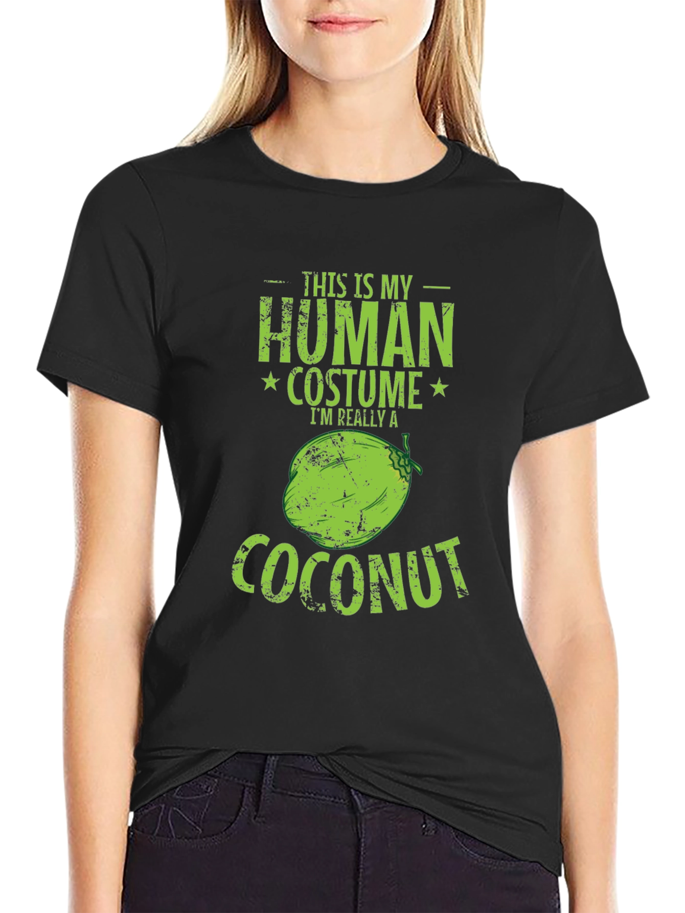 Human Costume Coconut Graphic Tee