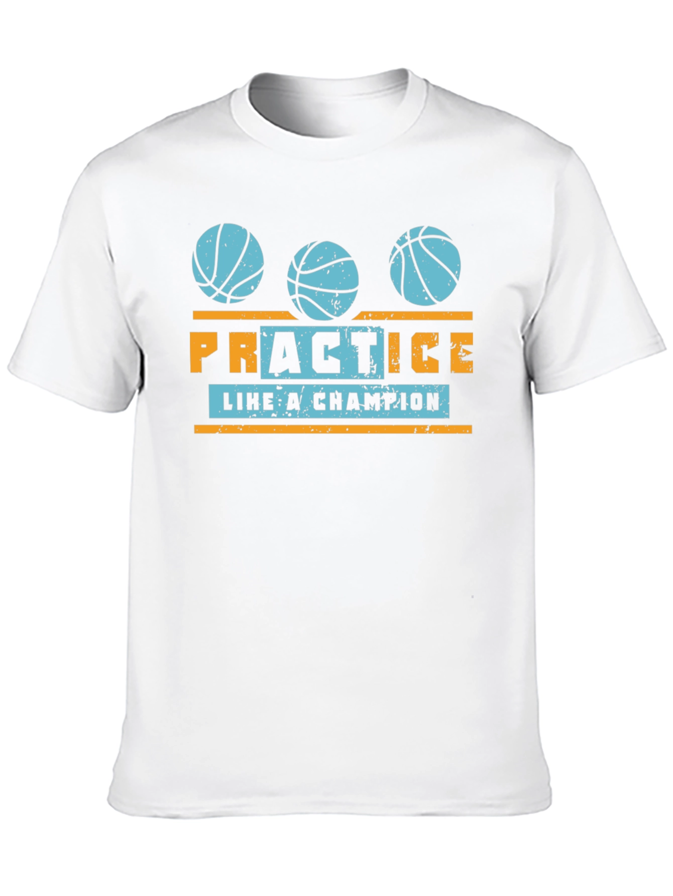 Basketball Practice Like a Champion Graphic T-Shirt