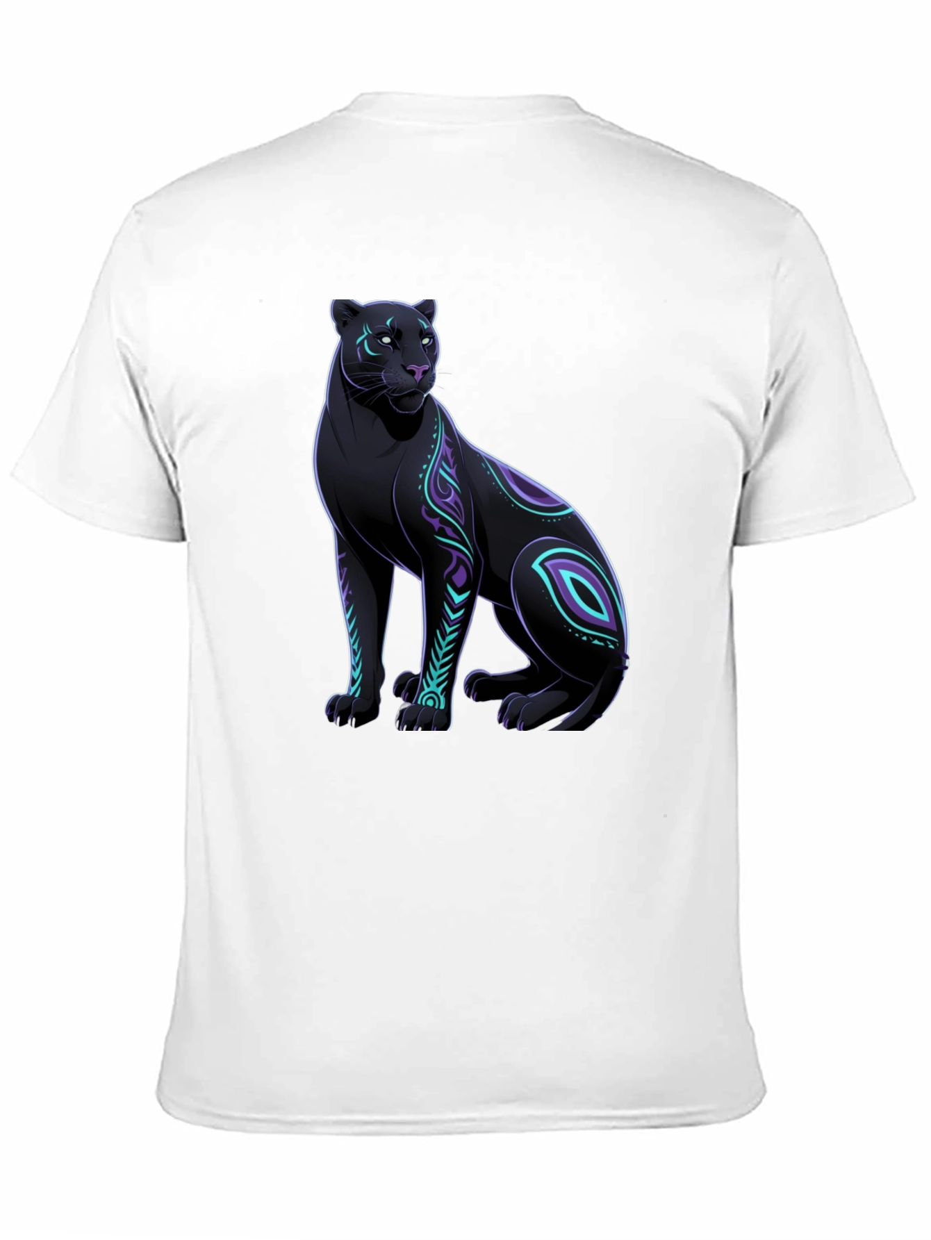 Black Panther Graphic Tee - Cool Animal Design