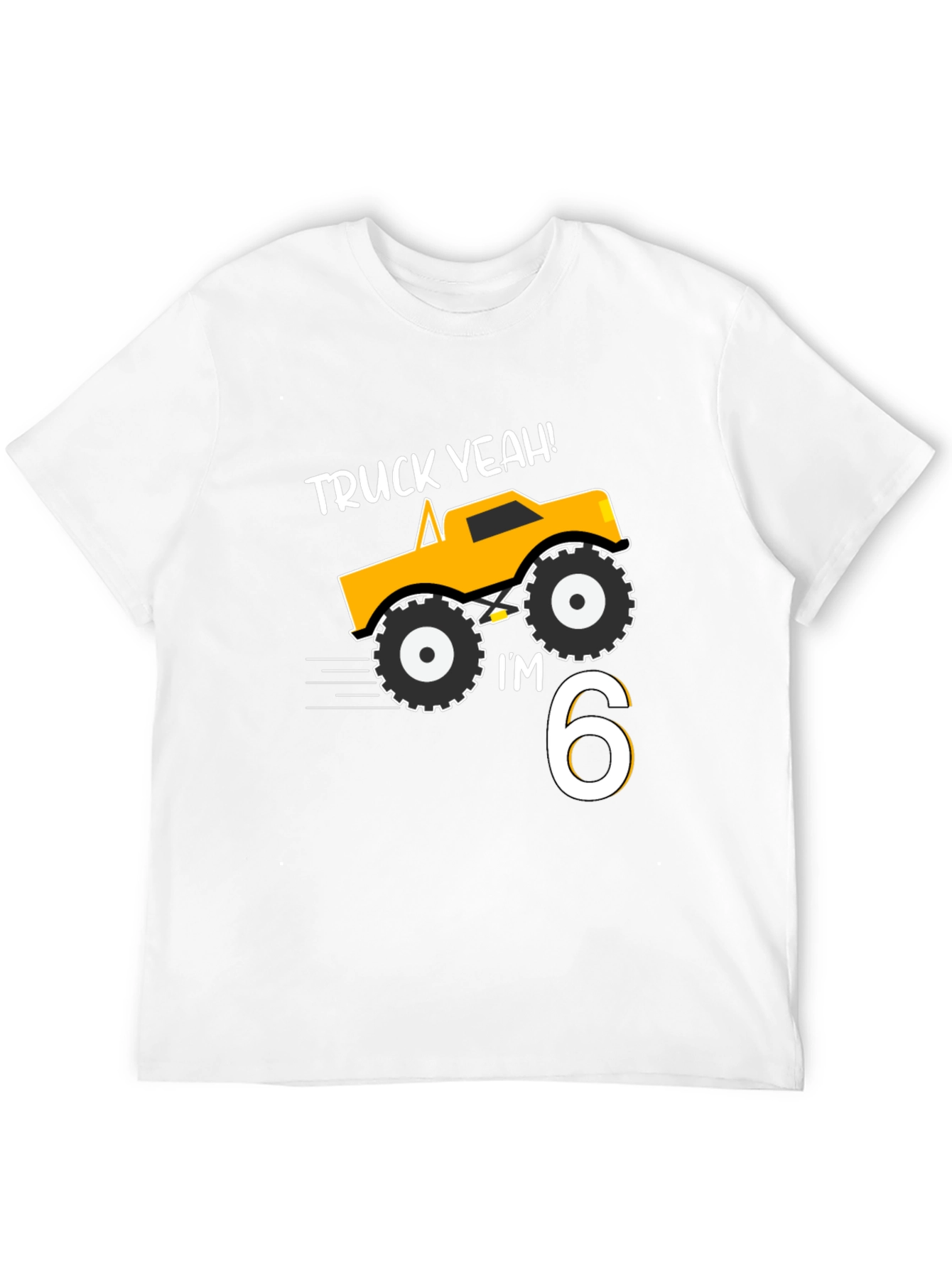 Truck Yeah! 6th Birthday Boy T-Shirt