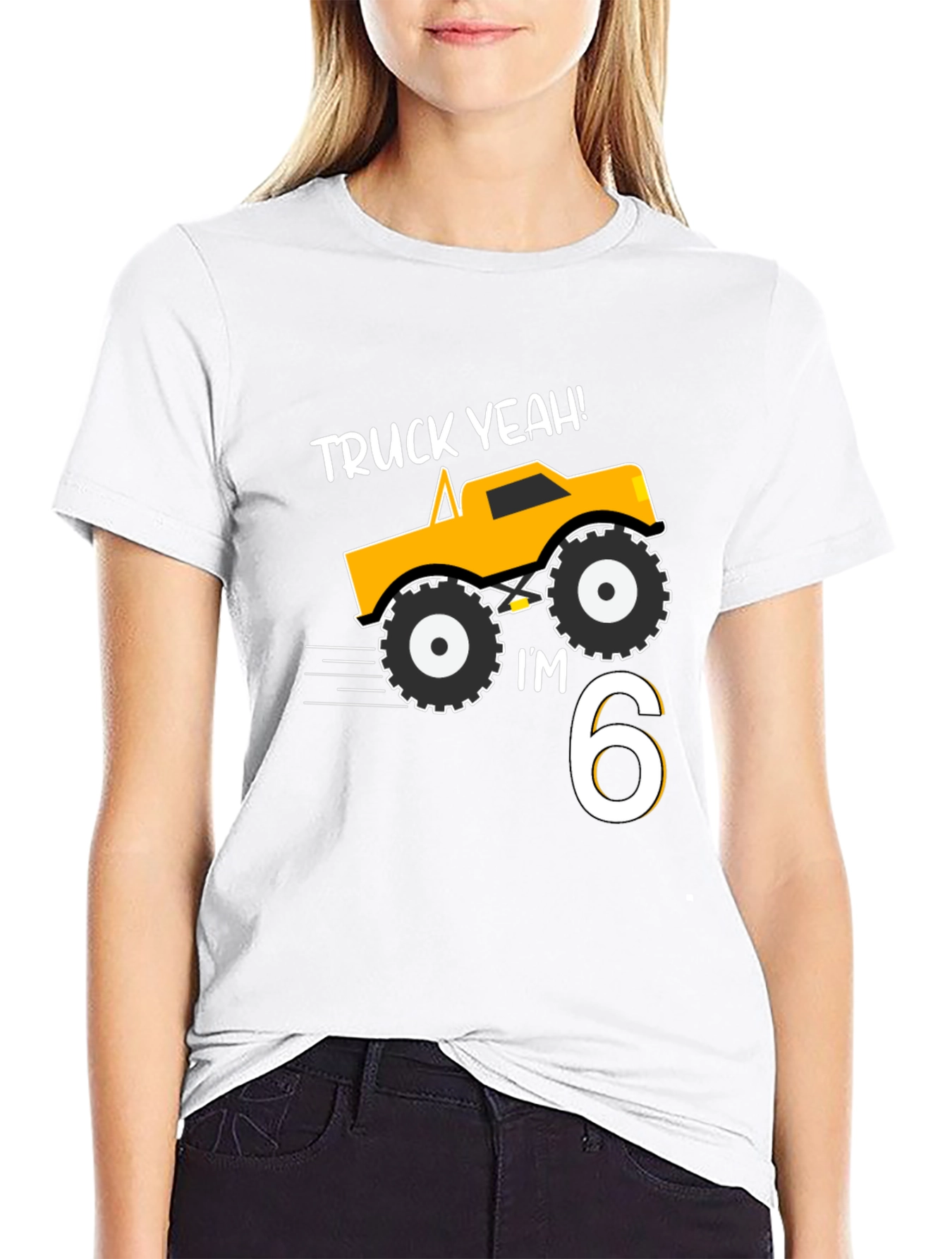 Truck Yeah! 6th Birthday Boy T-Shirt