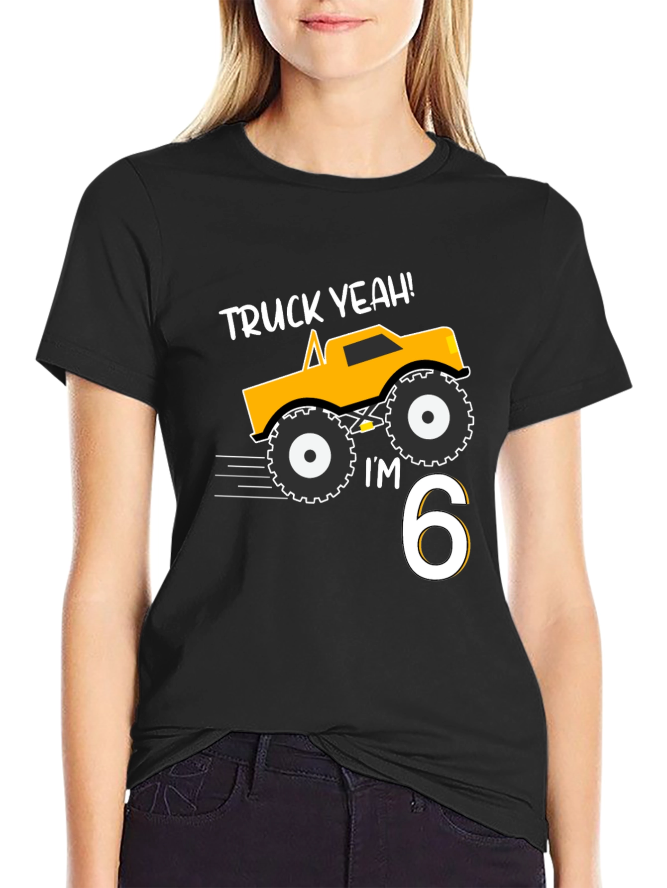 Truck Yeah! 6th Birthday Boy T-Shirt