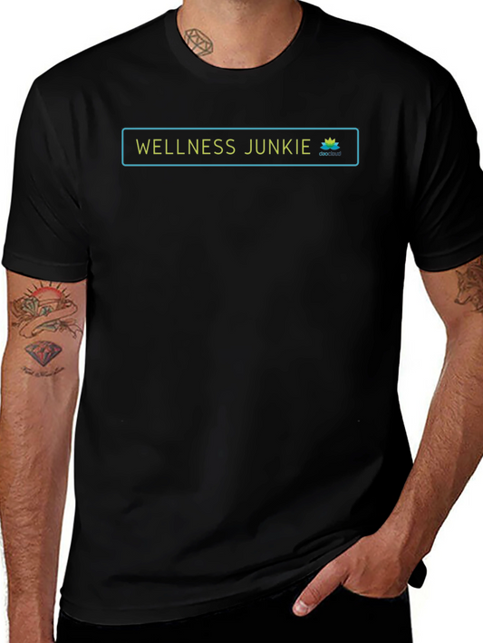 Wellness Junkie Black T-Shirt