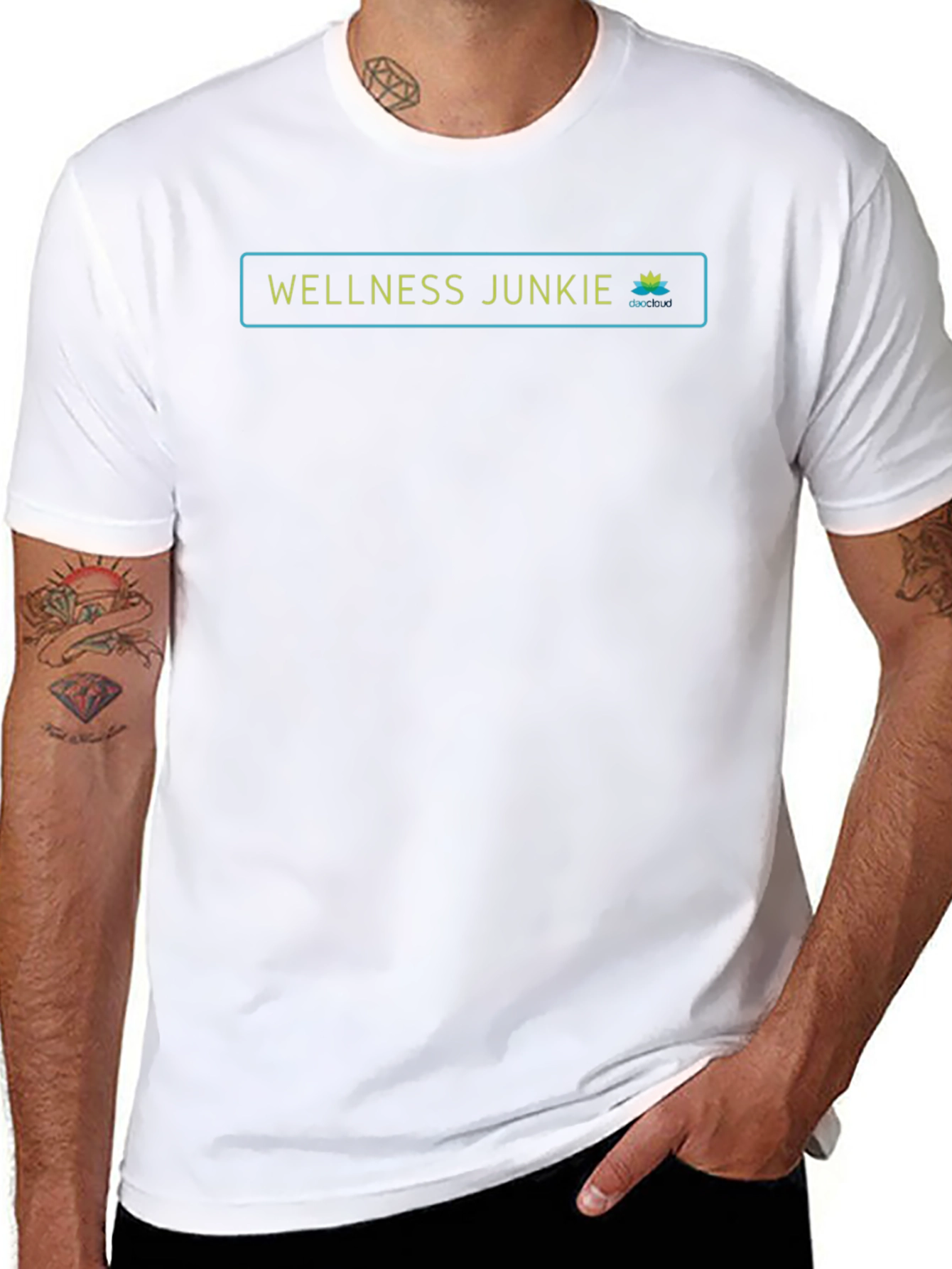 Wellness Junkie Black T-Shirt