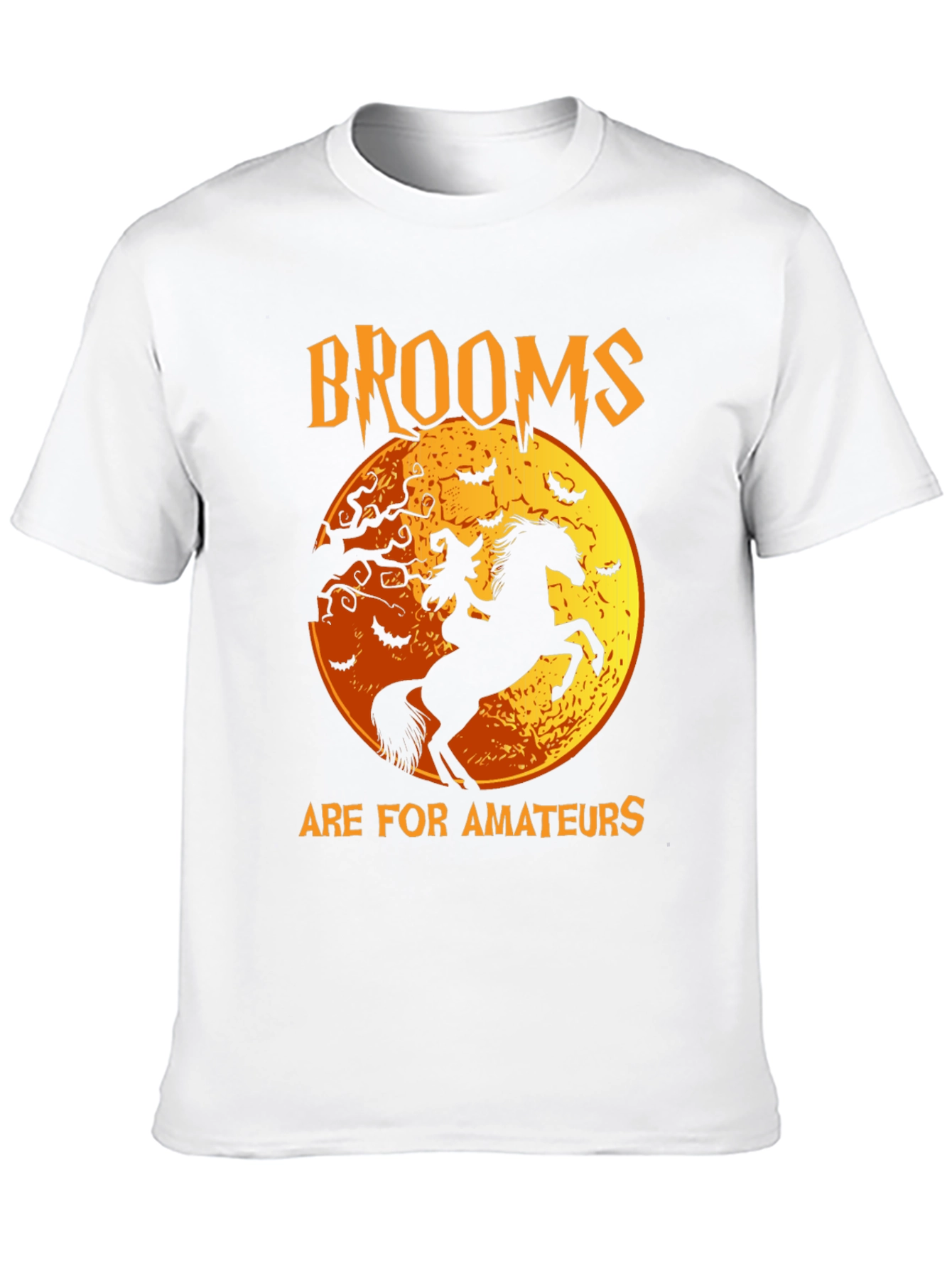 Halloween Witch & Horse Graphic Tee