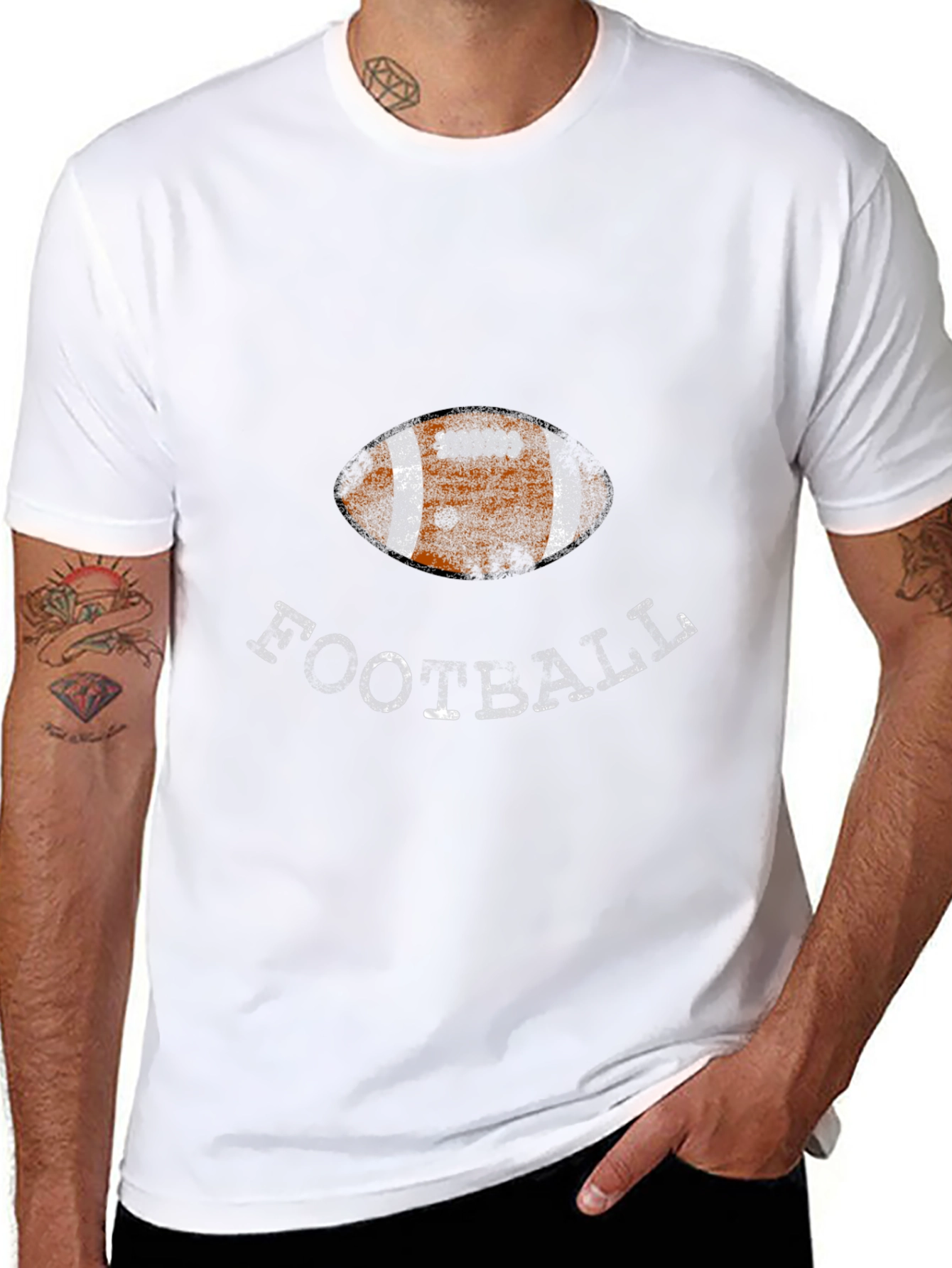 Football Graphic Tee - Classic Sportswear
