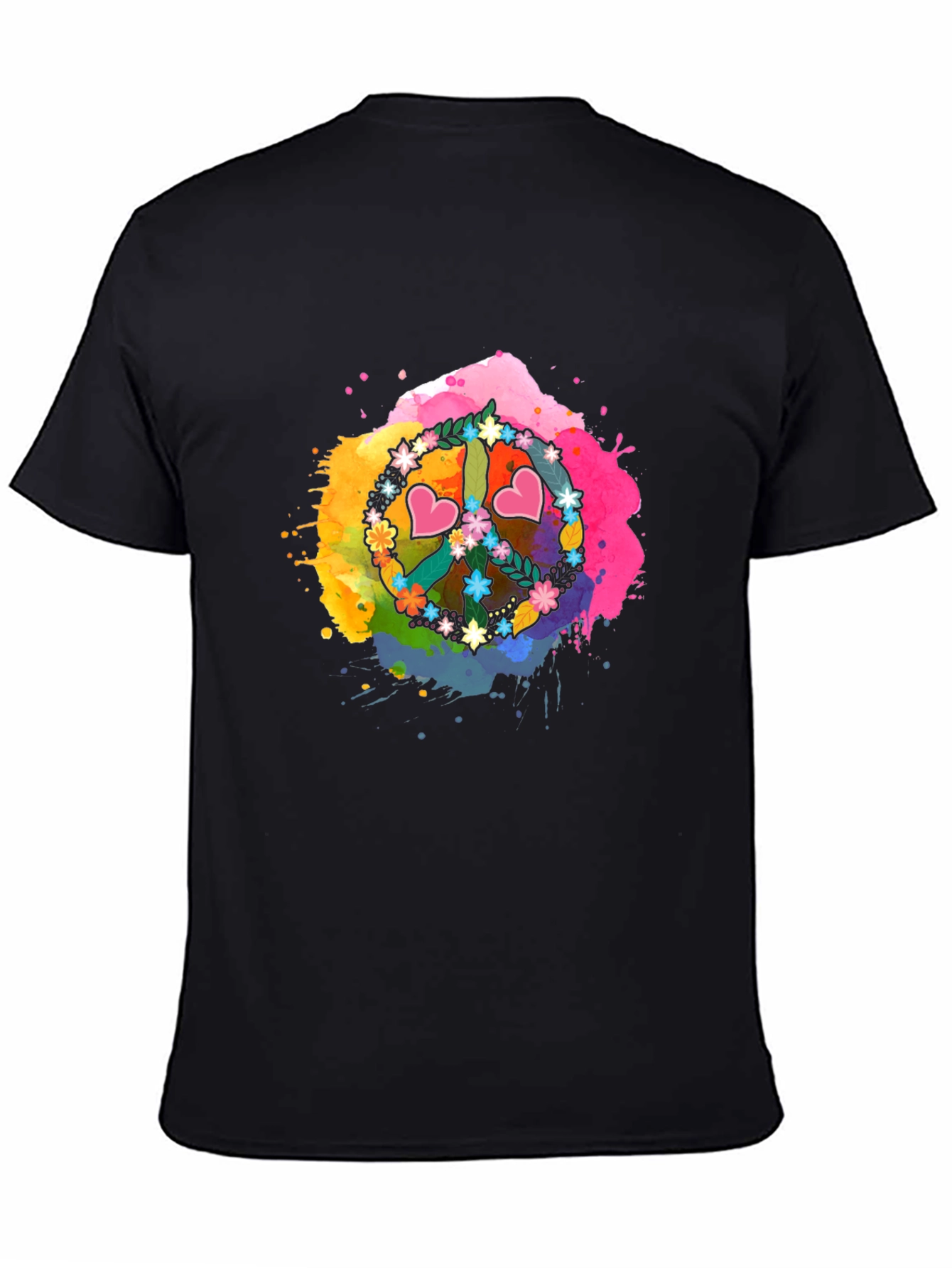 Peace Sign Watercolor T-Shirt