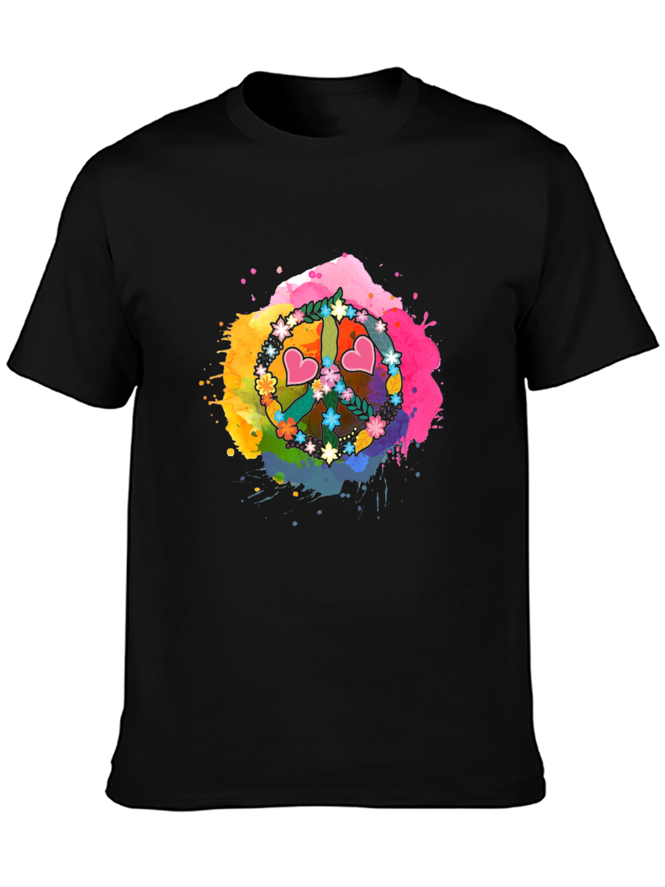 Peace Sign Watercolor T-Shirt