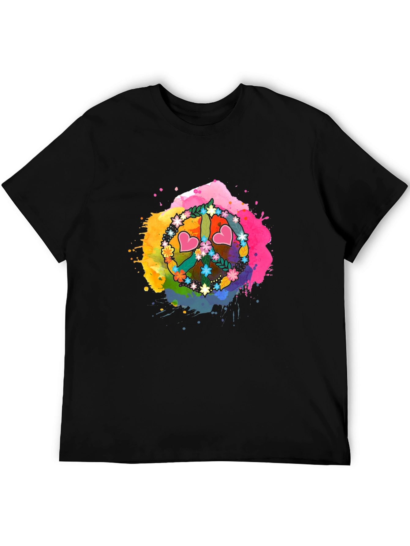 Peace Sign Watercolor T-Shirt