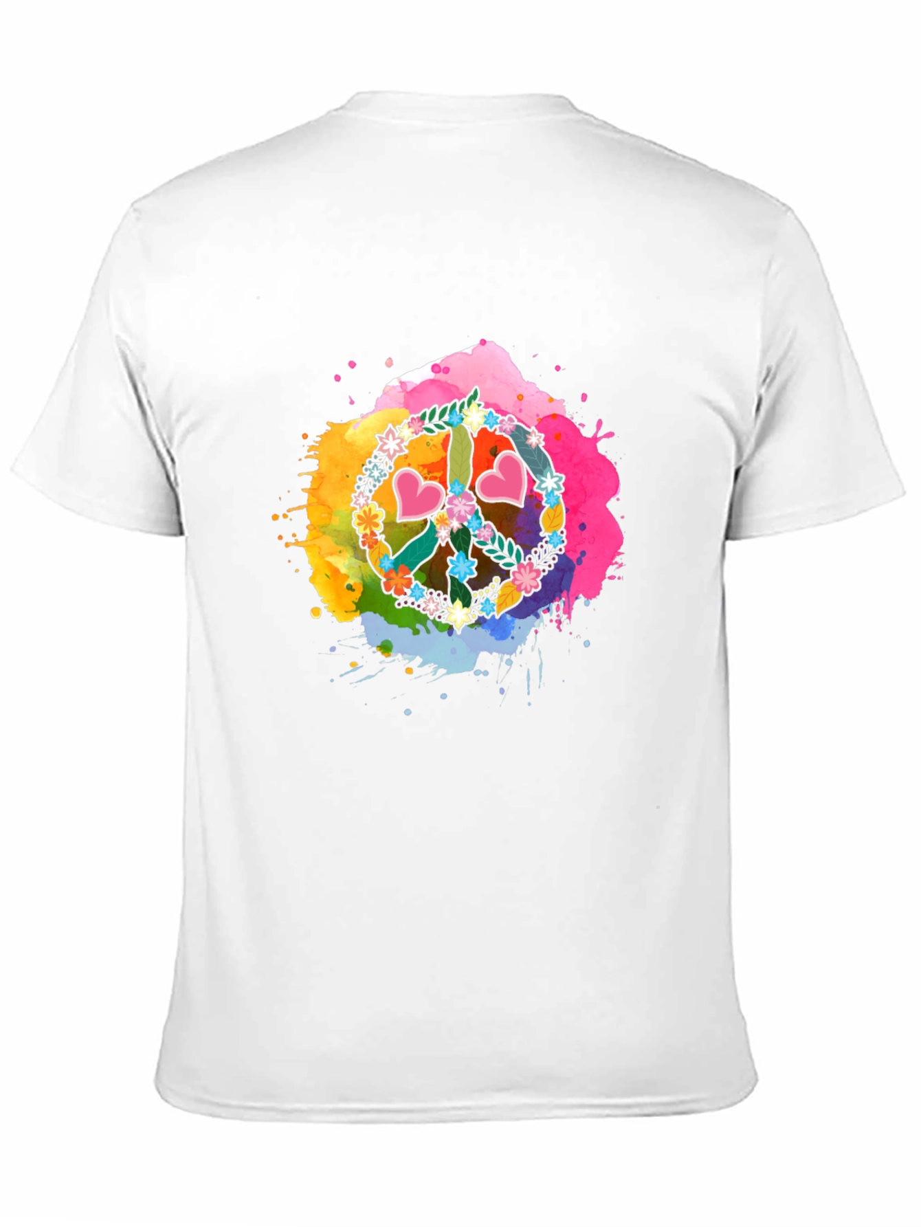 Peace Sign Watercolor T-Shirt