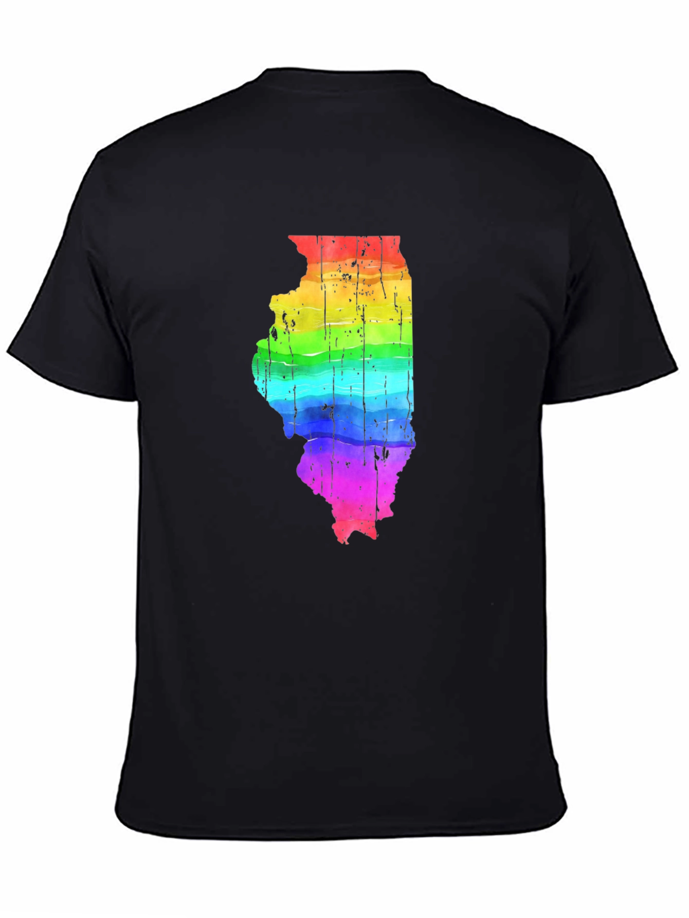 Rainbow Illinois State Pride T-Shirt