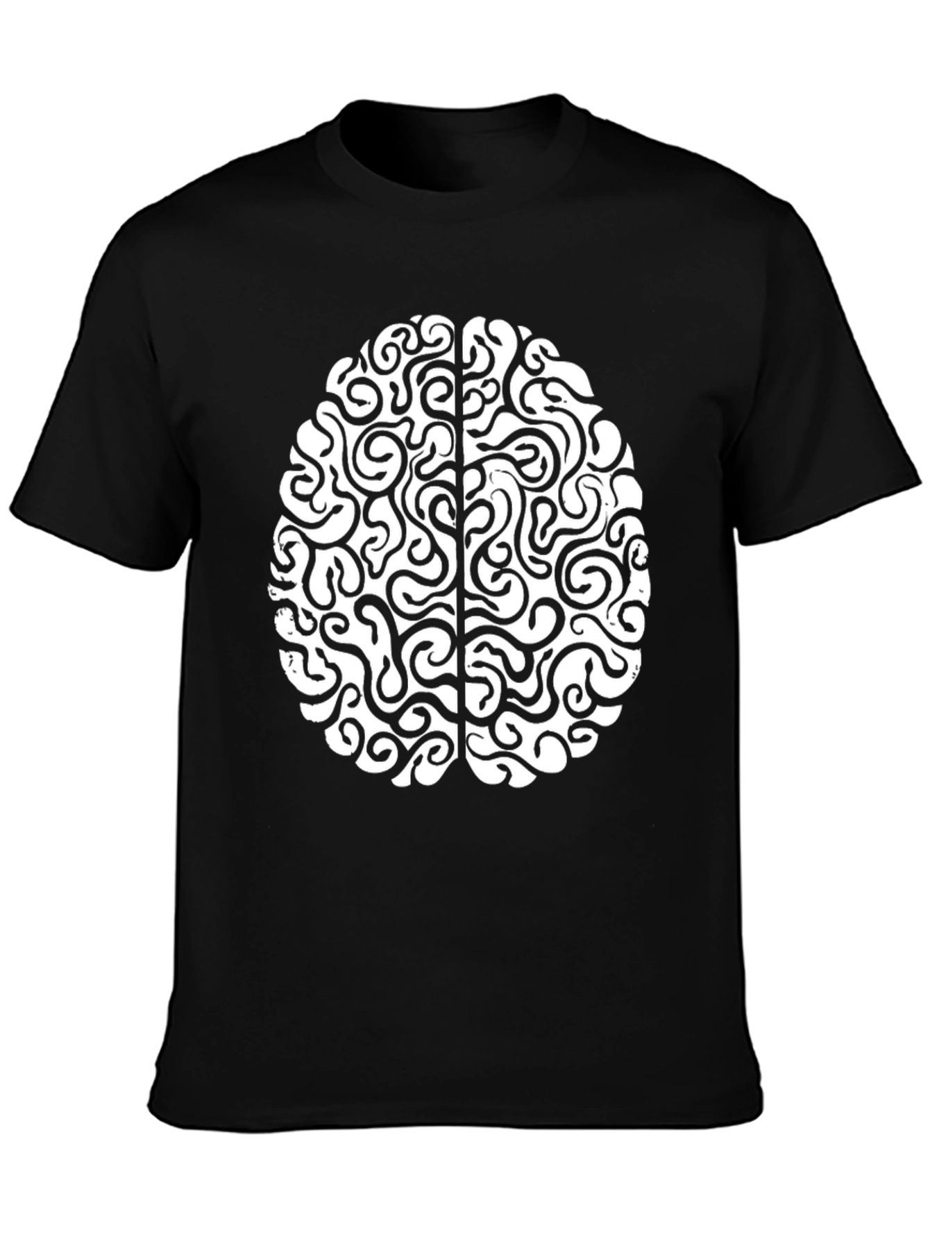 Brain Graphic Tee - Clever Design Soft Cotton
