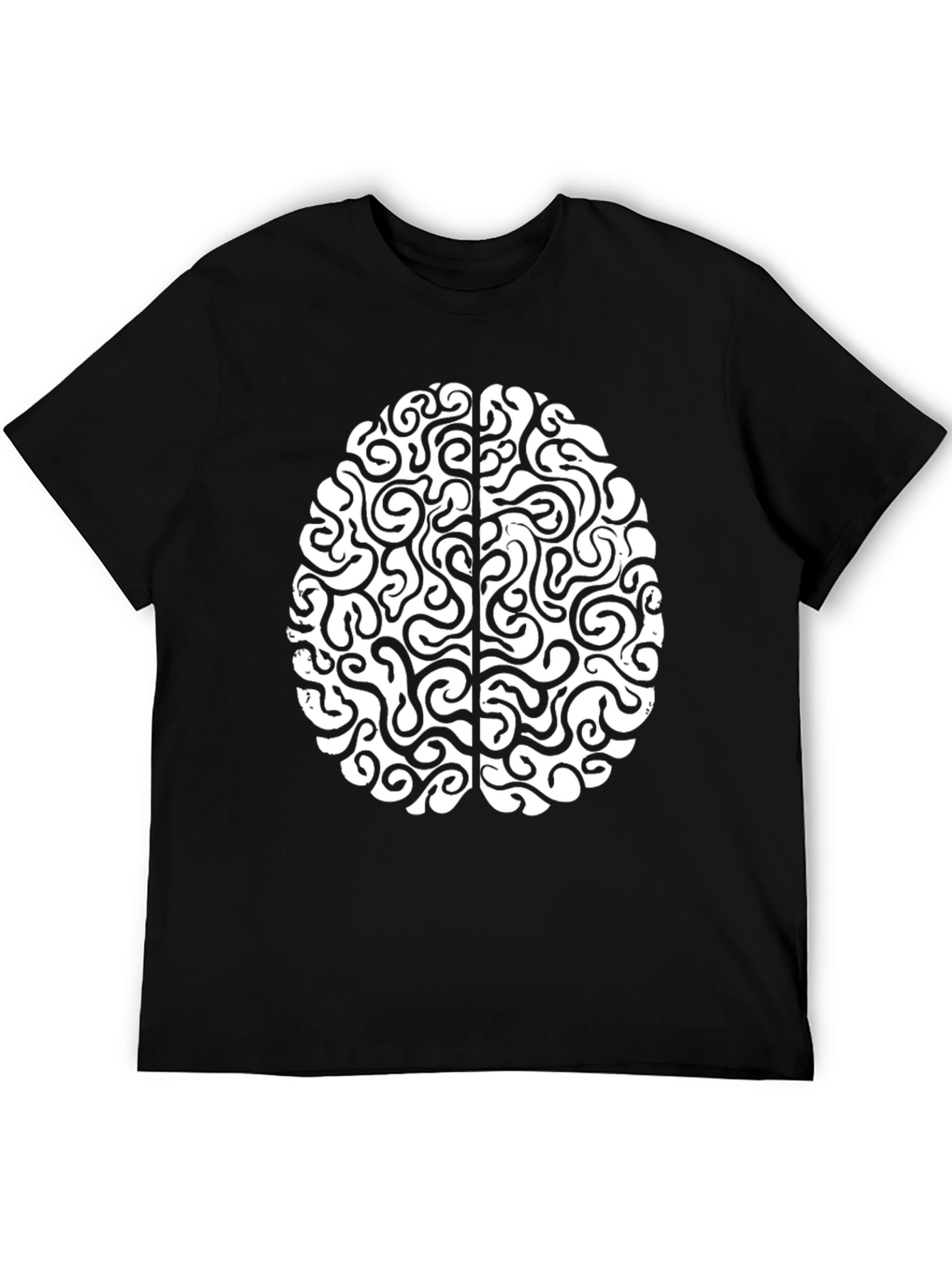 Brain Graphic Tee - Clever Design Soft Cotton