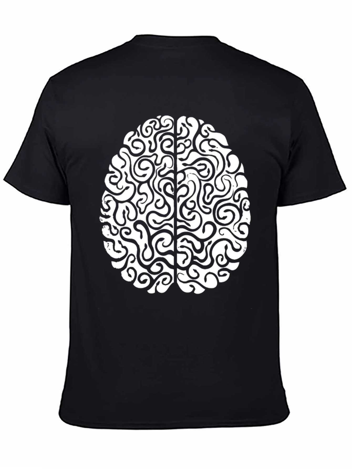 Brain Graphic Tee - Clever Design Soft Cotton